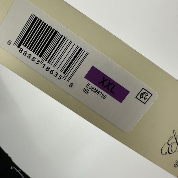 Eliza J Fit and Flare Knit Sweater New Modest Midi Dress in Black Womens XXL - Picture 7 of 13